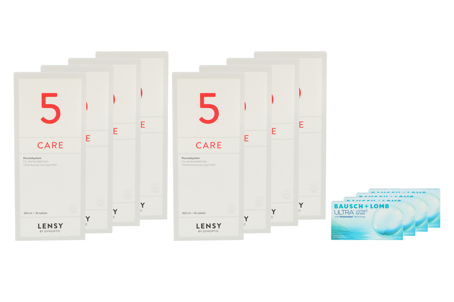 Ultra 4 x 6 Monatslinsen + Lensy Care 5 Jahres-Sparpaket