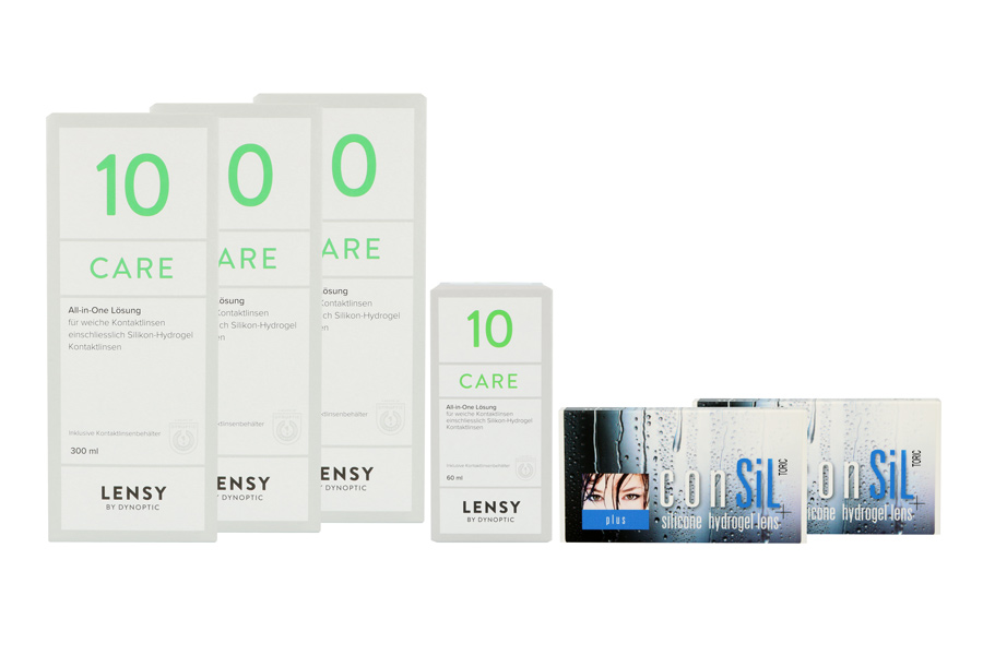 ConSiL Plus Toric 2 x 6 Monatslinsen + Lensy Care 10 Halbjahres-Sparpaket
