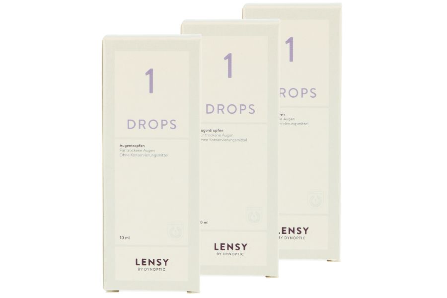 Lensy Drops 1 3 x 10 ml Augentropfen