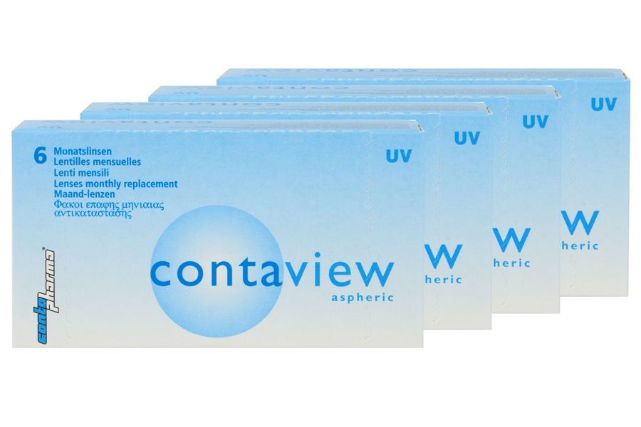 Contaview aspheric UV 4 x 6 Monatslinsen