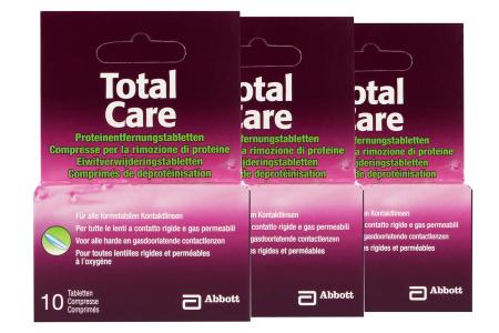 Total Care 3 x 10 Proteinentfernungs-Tabletten | Total Care Proteinentfernung 3 x 10 Tabletten