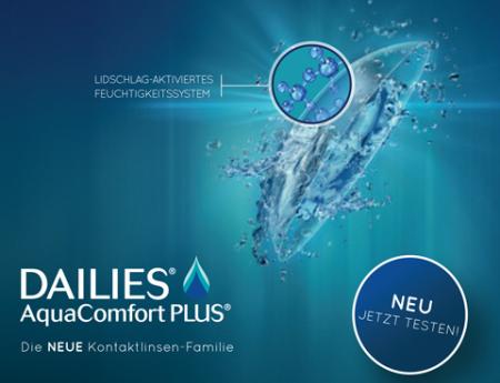 Dailies AquaComfort Plus 90 Stück - Tageslinsen von Alcon / Ciba Vision | 
