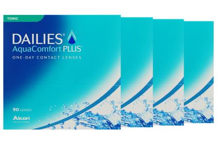 Dailies AquaComfort Plus Toric 4 x 90 Tageslinsen Sparpaket 6 Monate | 
