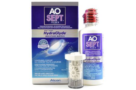 Aosept Plus HydraGlyde 90 ml Peroxid-Lösung Flight-Pack | Aosept Plus HydraGlyde 90 ml, Flight-Pack