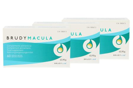 BrudyMacula 3 x 60 Kapseln Nahrungsergänzung | BrudyMacula, 3 x 60 Kapseln, geeignet für Augen die an der Altersbedingten Makuladegeneration (AMD) erkrankt sind.