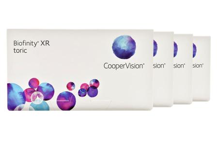 Biofinity toric XR 4x6 Monatslinsen | Biofinity toric XR, 4 x 6 Stück Kontaktlinsen von Cooper Vision