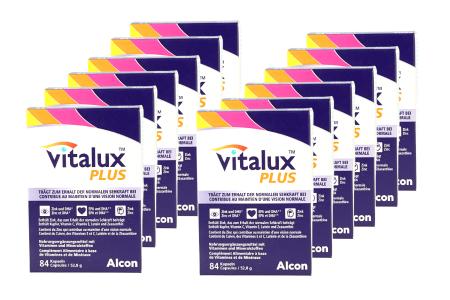 Vitalux Plus 12 x 84 Kapseln Nahrungsergänzung | Vitalux® Plus 12 x 84 Kapseln, Vitamine
