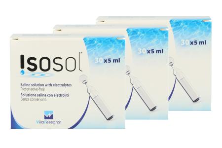 Isosol Unidosen 3 x 30 x 5 ml Kochsalzlösung | Isosol Unidosen 3 x 30 x 5 ml - Kochsalzlösung
