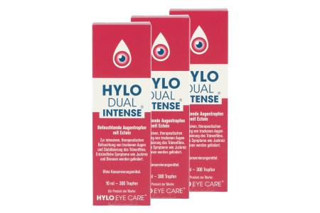 Hylo-Dual Intense 3 x 10 ml Augentropfen | Hylo-Dual Intense 3 x 10 ml Augentropfen | Benetzung
