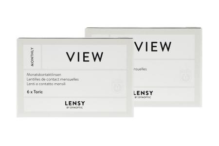 Lensy Monthly View Toric 2 x 6 Monatslinsen | Lensy Monthly View Toric 2 x 6 Monatslinsen | Lensy by Dynoptic