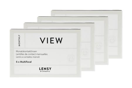 Lensy Monthly View Multifocal 4 x 6 Monatslinsen | 