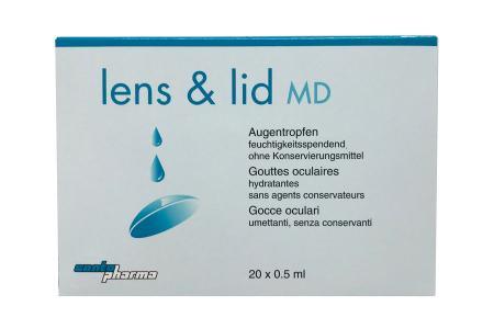 lens & lid MD 20 x 0.5 ml Augentropfen | lens & lid MD 20 x 0.5 ml Augentropfen | Benetzungstropfen
