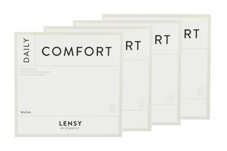 Lensy Daily Comfort Toric 4 x 90 Tageslinsen Sparpaket 6 Monate | 