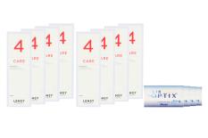 Air Optix Aqua 4 x 6 Monatslinsen + Lensy Care 4 Jahres-Sparpaket