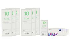 Biofinity 4 x 6 Monatslinsen + Lensy Care 10 Jahres-Sparpaket