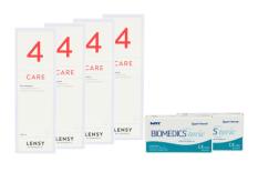Biomedics Toric 2 x 6 Monatslinsen + Lensy Care 4 Halbjahres-Sparpaket