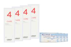 Acuvue Oasys for Astigmatism 4 x 6 Zwei-Wochenlinsen + Lensy Care 4 Halbjahres-Sparpaket