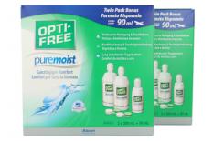 Opti-Free Pure Moist 2 x Multipack 4 x 300 ml + 2 x 90 ml All-in-One Lösung