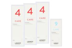 Lensy Care 4 Multipack für 3 Monate Peroxidlösung + Kochsalzlösung