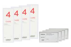 Lensy Monthly Fresh Toric 4 x 3 Monatslinsen + Lensy Care 4 Halbjahres-Sparpaket