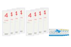 Clariti Elite 4 x 6 Monatslinsen + Lensy Care 4 Jahres-Sparpaket