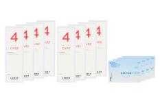 Contaview premium toric UV 4 x 6 Monatslinsen + Lensy Care 4 Jahres-Sparpaket