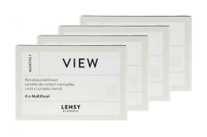 Lensy Monthly View Multifocal 4 x 6 Monatslinsen