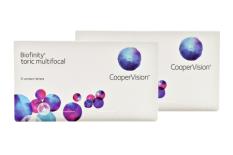 Biofinity toric multifocal 2 x 6 Monatslinsen von Cooper Vision