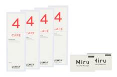 Miru 1 Month Multifocal 2 x 6 Monatslinsen + Lensy Care 4 Halbjahres-Sparpaket