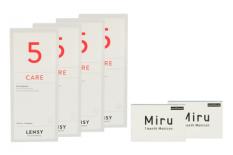 Miru 1 Month Multifocal 2 x 6 Monatslinsen + Lensy Care 5 Halbjahres-Sparpaket