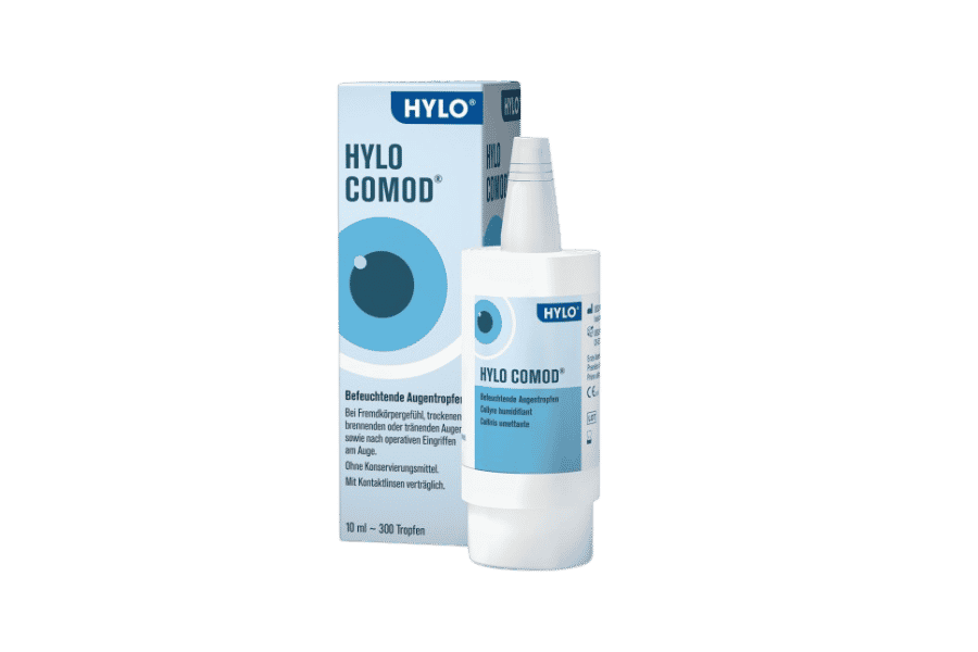 Augentropfen ohne Konservierungsmittel Hylo-Comod 10 ml Augentropfen