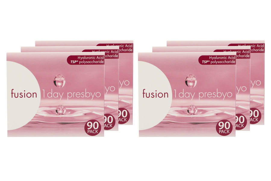 Multifokale Tageslinsen Fusion 1 Day Presbyo 6 x 90 Tageslinsen Sparpaket 9 Monate