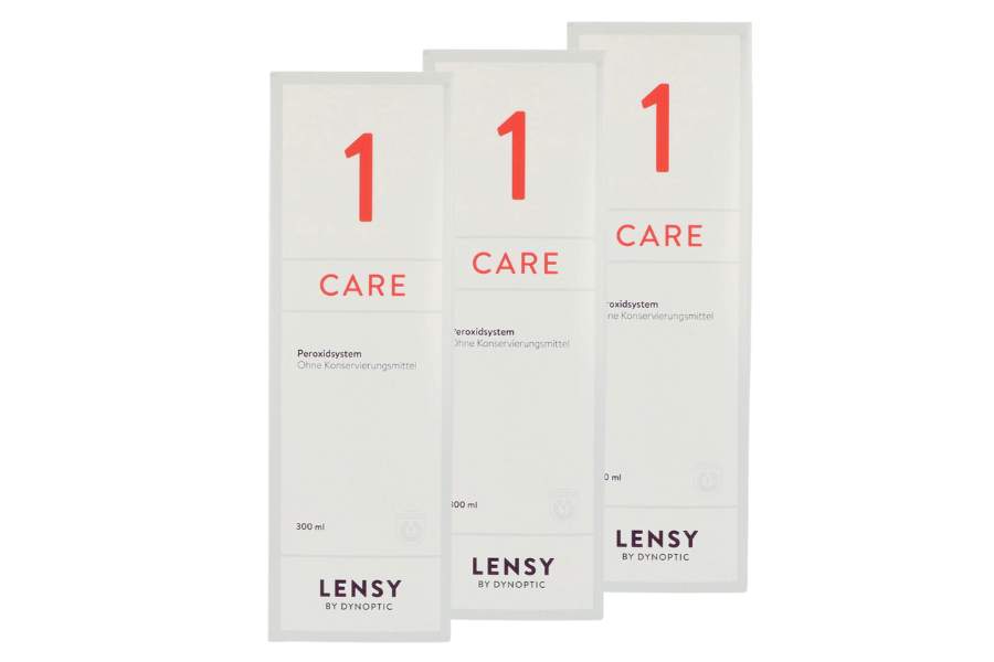 Sparpakete Linsenmittel Lensy Care 1 3 x 300 ml Peroxidlösung