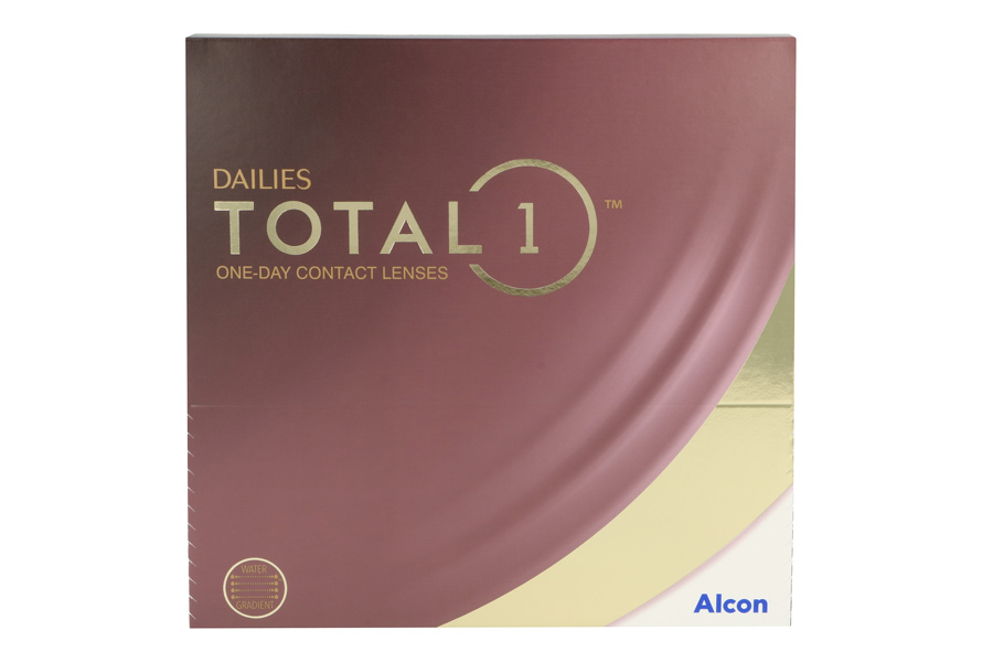 Sphärische Kontaktlinsen Dailies Total 1 90 Stück - Tageslinsen von Alcon / Ciba Vision