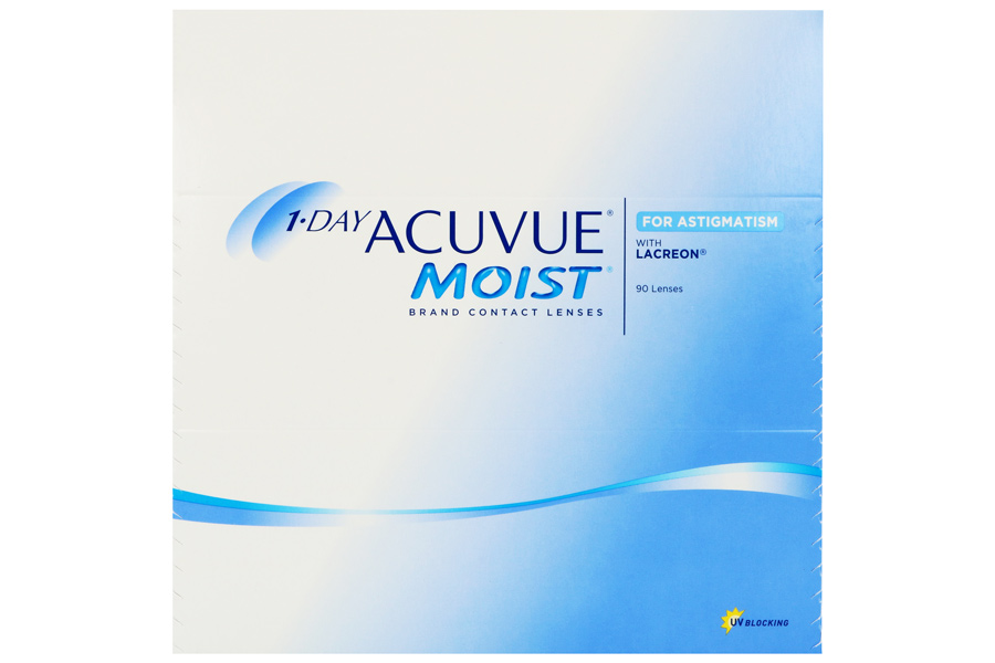 Tageslinsen 1-Day Acuvue Moist for Astigmatism 90 Tageslinsen von Johson & Johnson