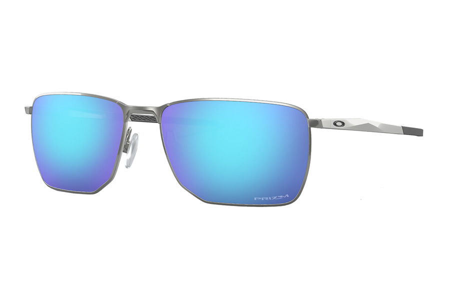 Brillenmarken Oakley Ejector OO4142-12 Satin Black Prizm Sapphire Sonnenbrille