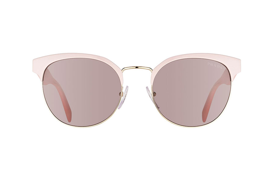 Brillenmarken Prada 61TS-VIA6X1 Rosa Beige/ Pale Gold Violet