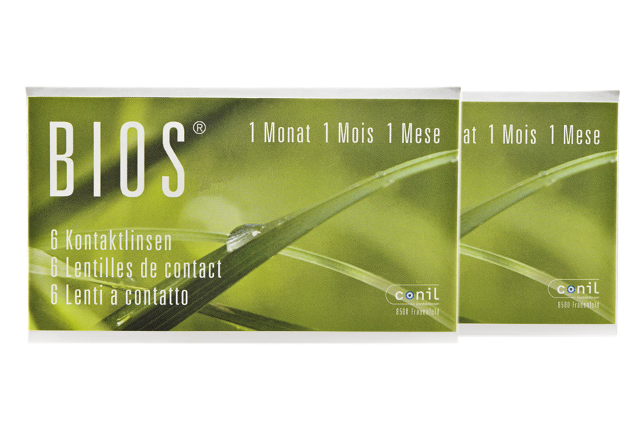 Sphärische Kontaktlinsen Bios 1-Monat 2 x 6 Monatslinsen