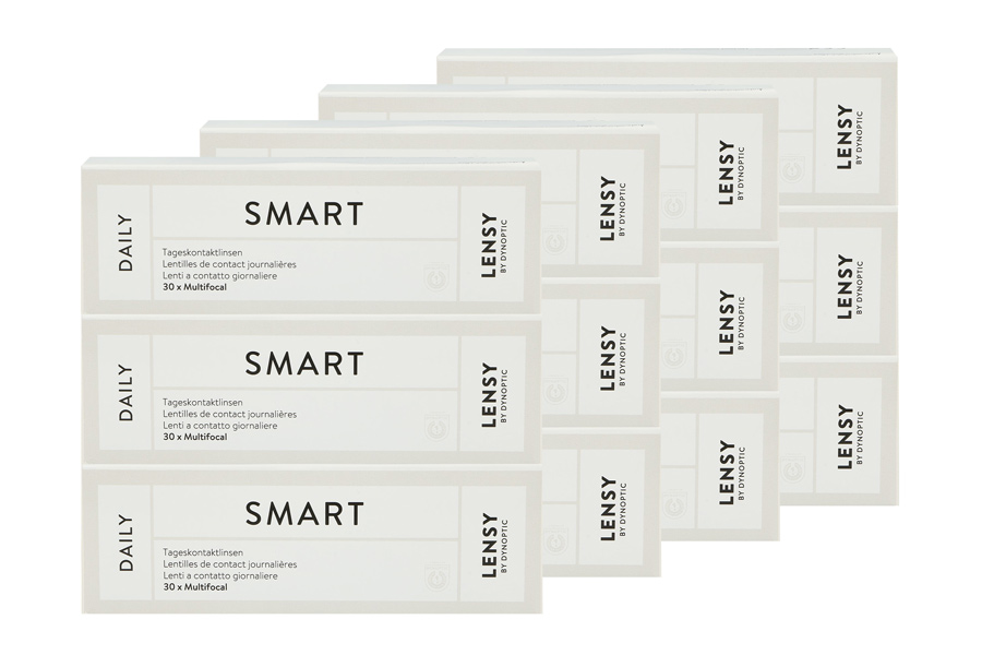 Multifokale Tageslinsen Lensy Daily Smart Multifocal 4 x 90 Tageslinsen Sparpaket 6 Monate