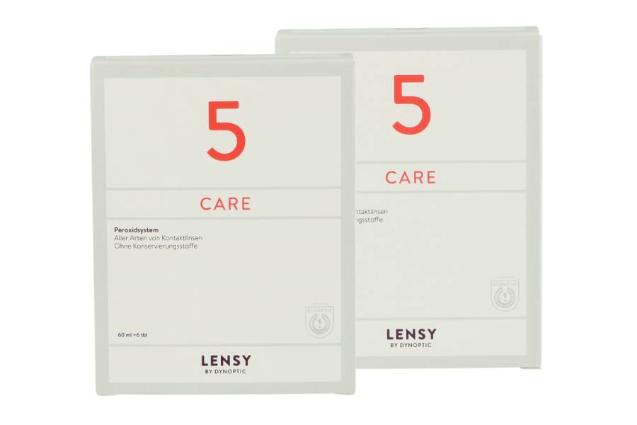 Sparpakete Linsenmittel Lensy Care 5 2 x 60 ml Peroxidlösung