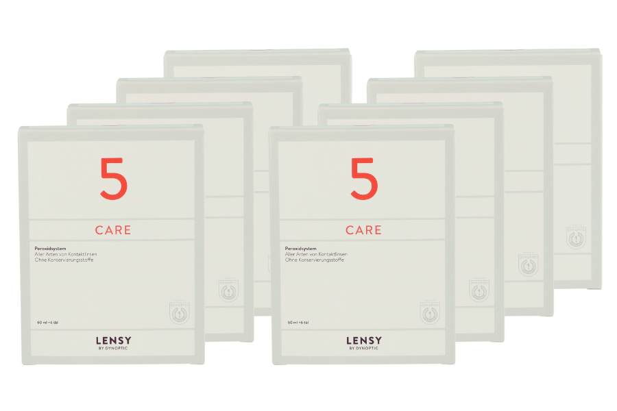 Sparpakete Linsenmittel Lensy Care 5 8 x 60 ml Peroxidlösung