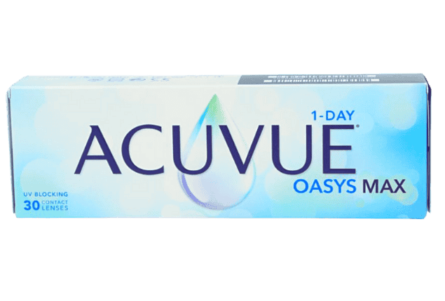 Sphärische Kontaktlinsen Acuvue Oasys MAX 1-Day 30 Tageslinsen Sphärische Kontaktlinsen Acuvue Oasys MAX 1-Day 30 Tageslinsen
