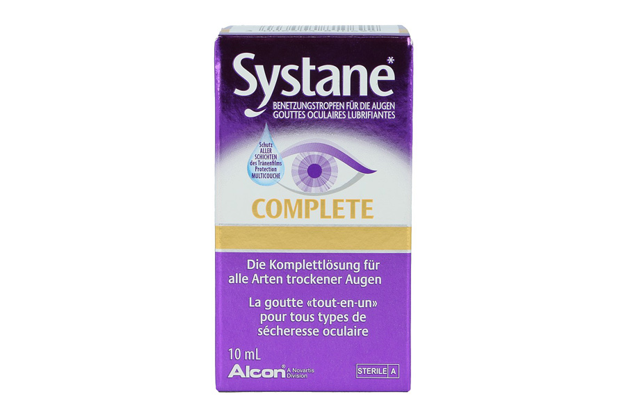 Augentropfen ohne Konservierungsmittel Systane Complete 10 ml Augentropfen