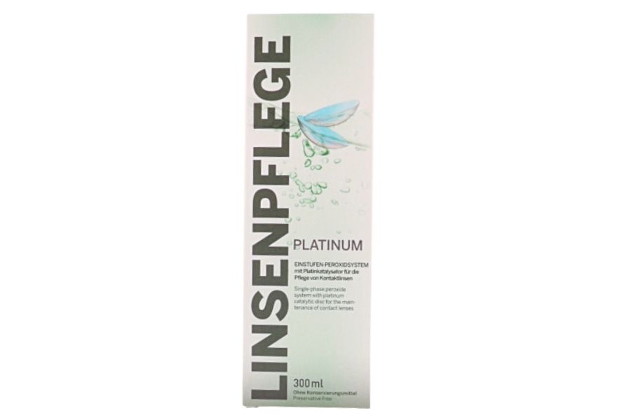 Pflegemittel Platinum Linsenpflege 300 ml Peroxid-Lösung