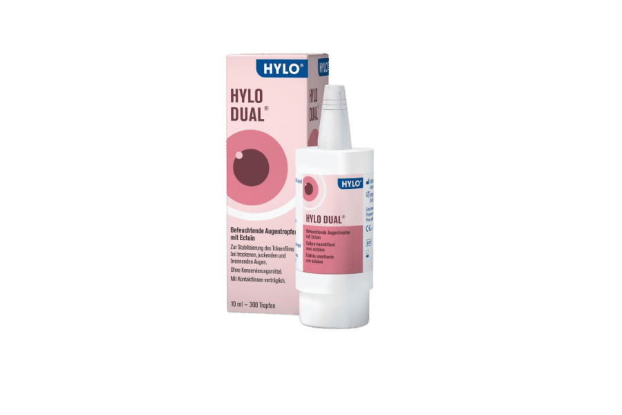 Augentropfen ohne Konservierungsmittel Hylo-Dual 10 ml Augentropfen