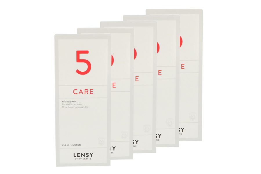 Sparpakete Linsenmittel Lensy Care 5 5 x 360 ml Peroxidlösung