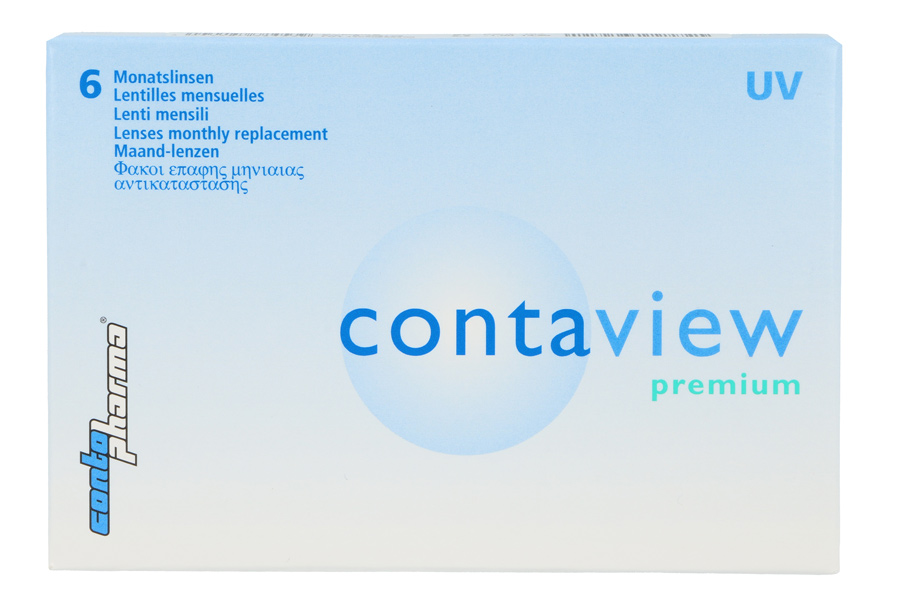 Sphärische Kontaktlinsen Contaview premium UV 6 Monatslinsen