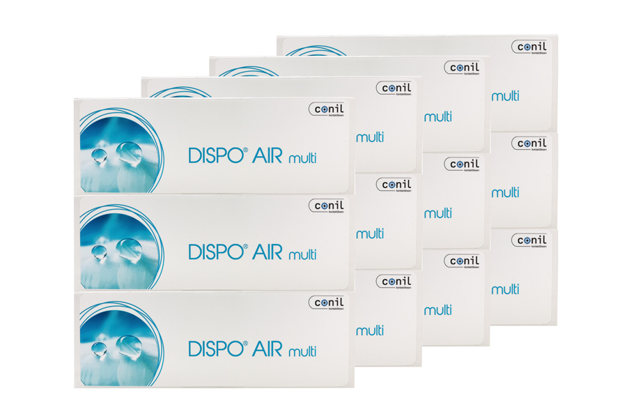 Sphärische Kontaktlinsen Dispo Air multi 4 x 90 Tageslinsen Sparpaket für 6 Monate
