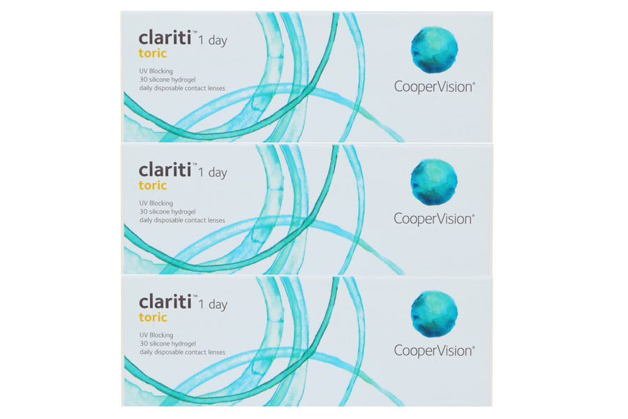Tageslinsen Clariti 1 day toric 90 Stück - Tageslinsen von Cooper Vision