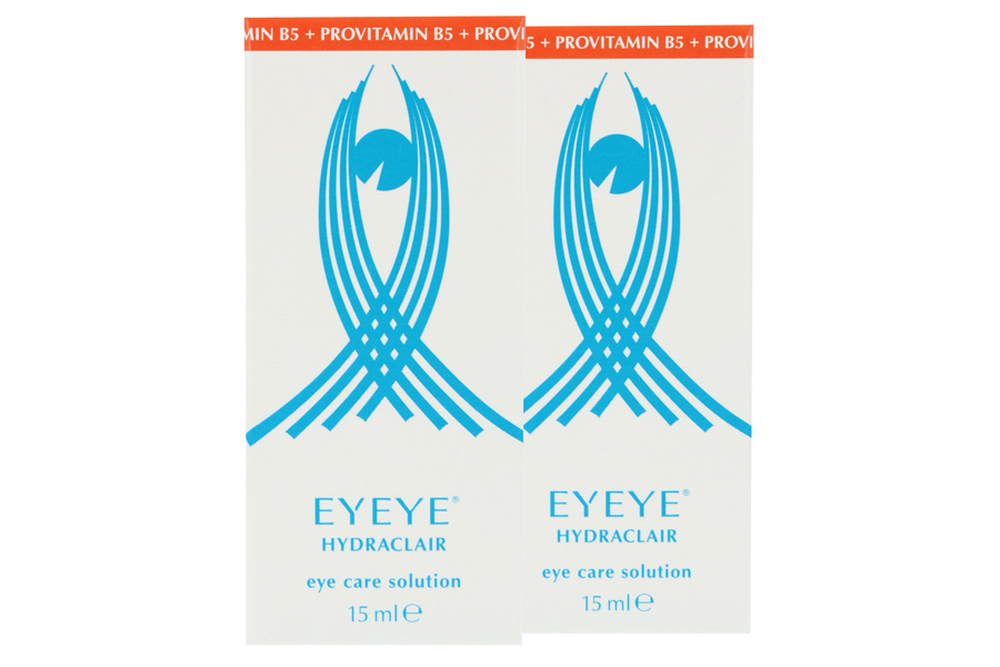 Augentropfen ohne Konservierungsmittel Eyeye Hydraclair 2 x 15 ml Augentropfen
